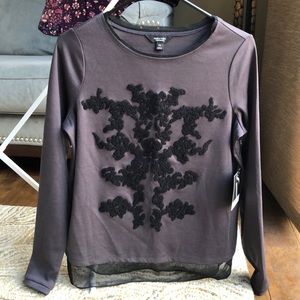 Simply Vera Wang top (Xs) Mystical Amethyst Line